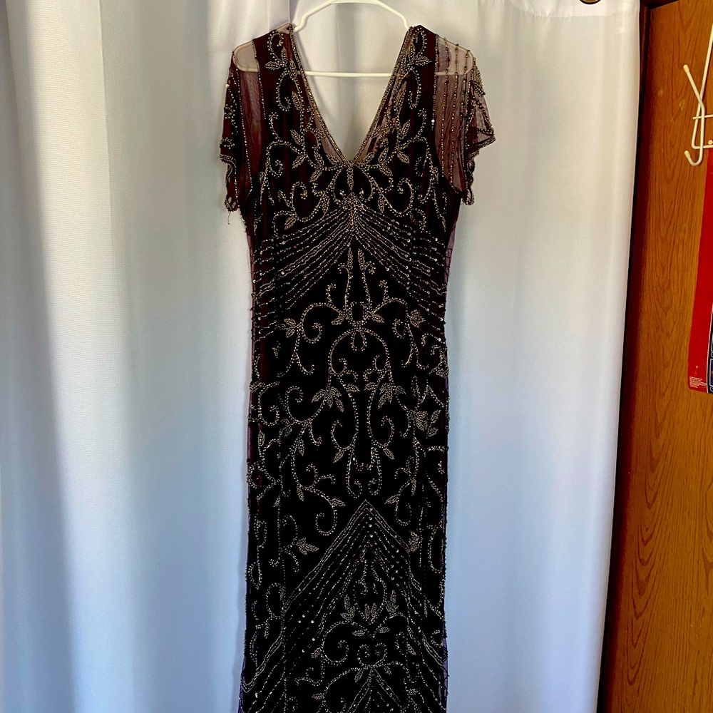 Beautiful Wine Midi dress, size 22W
